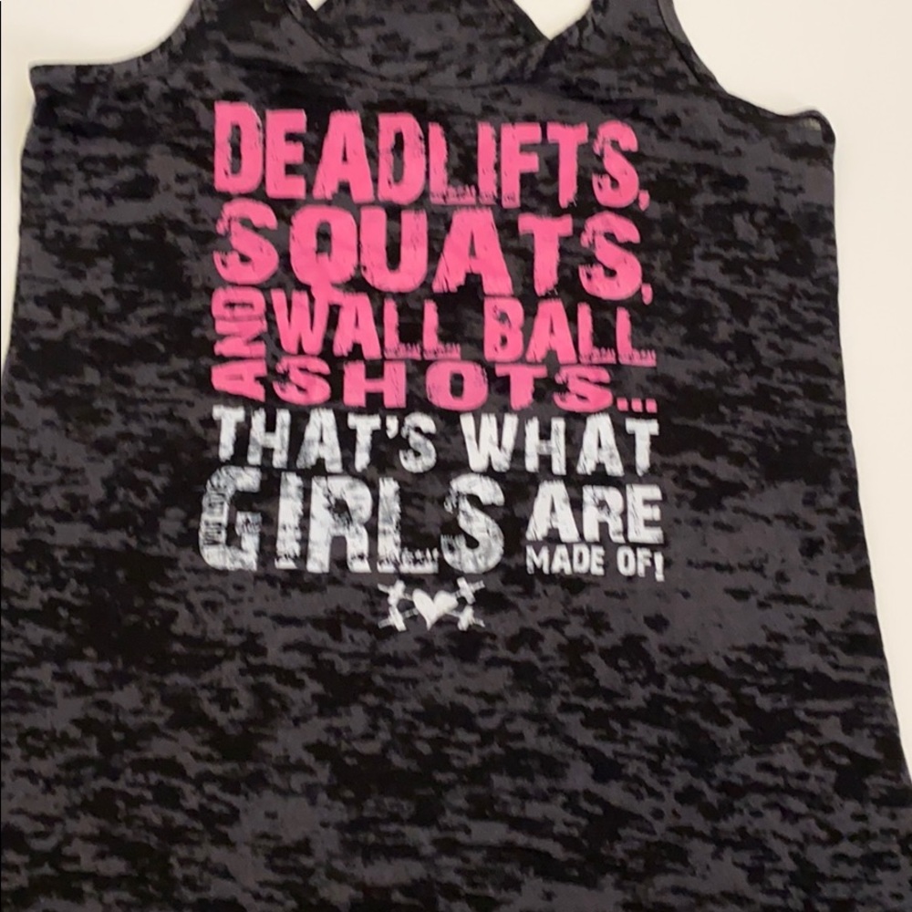 Woman’s racer back workout tank top